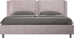 Łóżko bez stelaża tapicerowane 180x190 microfibra Kolor lawendy Antea