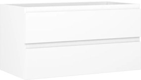Mexen Orio szafka łazienkowa podumywalkowa 90 cm, 2 szuflady, biała mat - 91A10-09047-2-BFF01