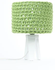 Lampa stołowa COTTON WOOD zielona BPS KONCEPT