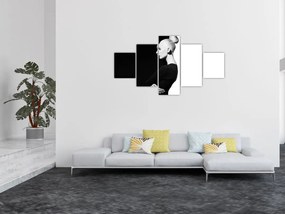 Obraz - Kobieta à la yin i yang (125x70 cm)