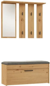 Zestaw mebli do przedpokoju dąb artisan Ritta