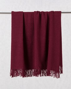 Pled Boucle 140x200 cm red wine