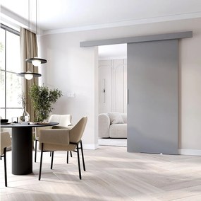 MINIO go for it, Drzwi przesuwne wewnętrzne CLEAN A 106 cm  w kolorze szarym