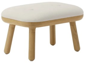Biało-naturalny stołek Paff Low – UMAGE