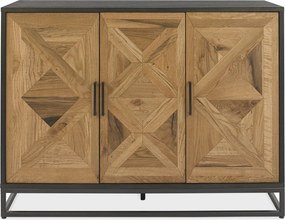 Trzydrzwiowa komoda drewniana Indus 20-1