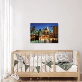 Obraz - Most z Nowym Jorkiem (70x50 cm)