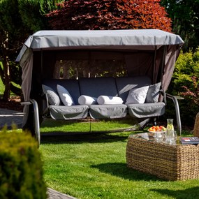 Huśtawka ogrodowa z moskitierą Venezia Lux D048-16FB PATIO