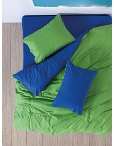 Zielona/niebieska pościel dwuosobowa z bawełny renforcé z prześcieradłem/4-częściowa 200x220 cm Sage – Mijolnir