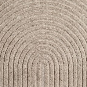 Dywan nowoczesny 3D Art beżowy  Geometria 140 cm x 200 cm