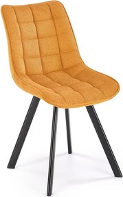 Krzesło tapicerowane K549 musztardowe