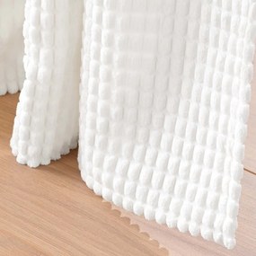 Biała aksamitna zasłona 140x260 cm Swing – douceur d'intérieur