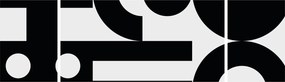 Obraz - Abstrakcja geometryczna N⁰3 (170x50 cm)