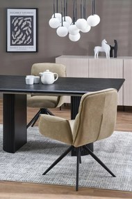 Stół rozkładany BOLERO 160(250)x90 czarny HALMAR