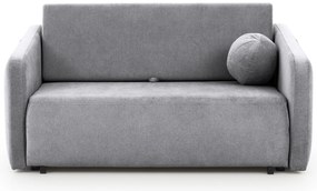 Sofa Zeldia 155 z funkcją spania - szary szenil hydrofobowy Spring 1102