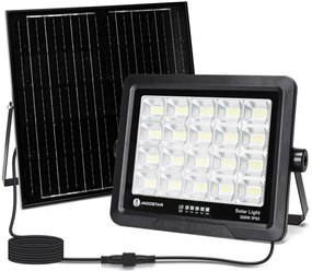 Aigostar - LED Ściemnialny naświetlacz solarny LED/25W/3,4V IP65 + pilot