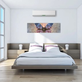 Obraz - Steampunk motyl (170x50 cm)