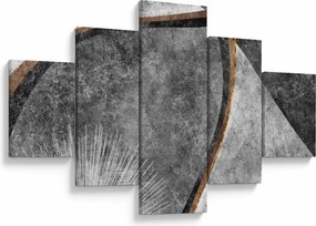 Obraz - Abstrakcja w betonie (125x70 cm)