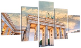Obraz - Brama Brandenburska, Berlin, Niemcy (125x70 cm)
