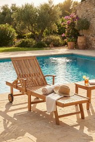 Drewniany leżak ogrodowy A8-G84