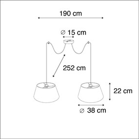 Nowoczesna lampa wisząca czarna - Lofty Nowoczesny Oswietlenie wewnetrzne