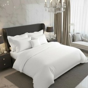 Kvalitex Pościel satynowa Luxury Collection biały, 140 x 200 cm, 70 x 90 cm