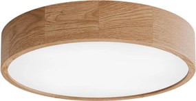 Lampa sufitowa z czujnikiem CLEO 4xE27/24W/230V Ø 47,5 cm dąb