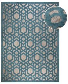 Niebieski dywan odpowiedni na zewnątrz 290x200 cm Oro – Flair Rugs