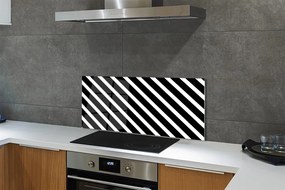 Panel Szklany Klasyczny Wzór Zebry