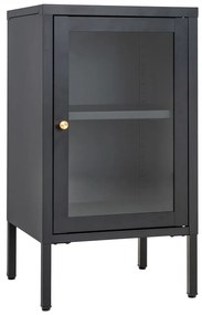 Czarna metalowa witryna 38x70 cm Dalby – House Nordic