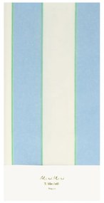 Obrus 137x259 cm Pale Blue Stripe – Meri Meri