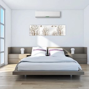 Obraz - Jeleń przed rzeką (170x50 cm)