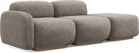 Modułowa otwarta sofa Ailani, tkanina szenilowa