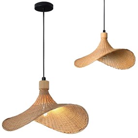 LAMPA WISZĄCA BAMBUSOWA APP1642-1CP 30cm