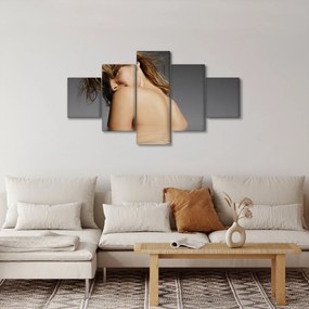 Obraz kąpiącej się kobiety (125x70 cm)