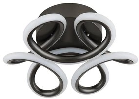 Globo 67386-24A - LED sufitowe MELISAND 24W/230V pr. 26 cm czarne