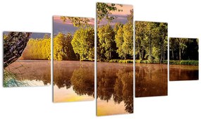 Obraz - Za rzeką (125x70 cm)