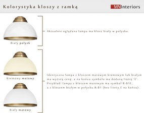 Lampa sufitowa mosiężna R-S1