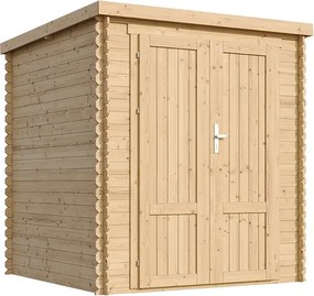 Drewniany domek ogrodowy - 3.53 m² / 204x204xH200 cm - M309F1