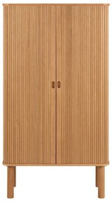 Szafka w dekorze dębu z drzwiami przesuwnymi 80x145 cm Langley – Actona