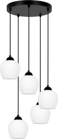 Lampa wisząca z kloszami biała Z1-L65