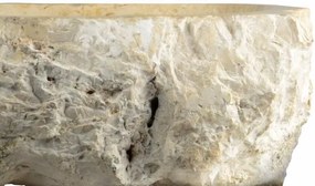 DIVERO Umywalka nablatowa z naturalnego kamienia Tortona