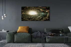 Obraz na płótnie Ptaki na Tle Chmur