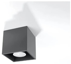Ciemnoszara lampa punktowa 10x10 cm Geo – Nice Lamps