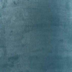 Aksamitny abażur niebieski 50/50/25 ze złotym wnętrzem