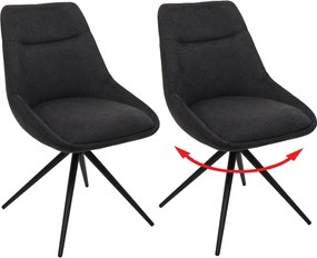 Krzesło do jadalni MCW-M65, antracyt