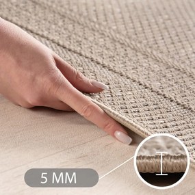 Dywan zewnętrzny Desert Ramka beżowy 200 cm x 290 cm