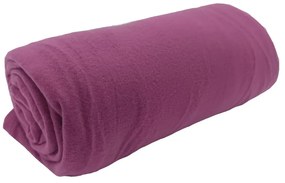 Fioletowy polarowy koc 150x200 cm Plain – JAHU collections