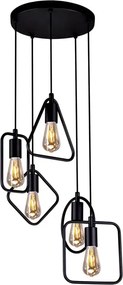 Geometryczna lampa wisząca industrialna - S087-Fosta