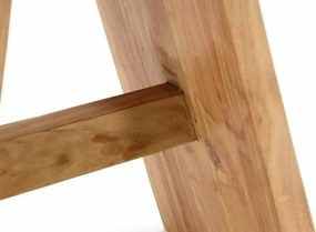 Taboret z drewna tekowego DIVERO