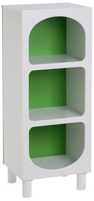 Biało-zielony regał 40x100 cm – Casa Selección
